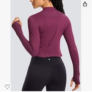 Women’s quarter zip form fitting jacket (Activewear) similar to lululemon